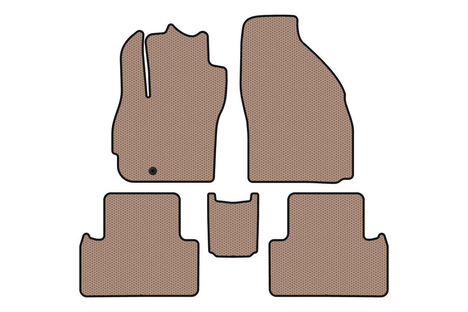 Mazda 5 2005–2009 Gumové autokoberce Carsuit (2 řady, 7místné, béžové) Image