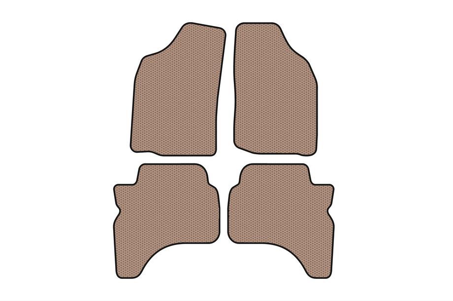 Mitsubishi L200 1996–2006 Gumové autokoberce Carsuit (béžové) Image
