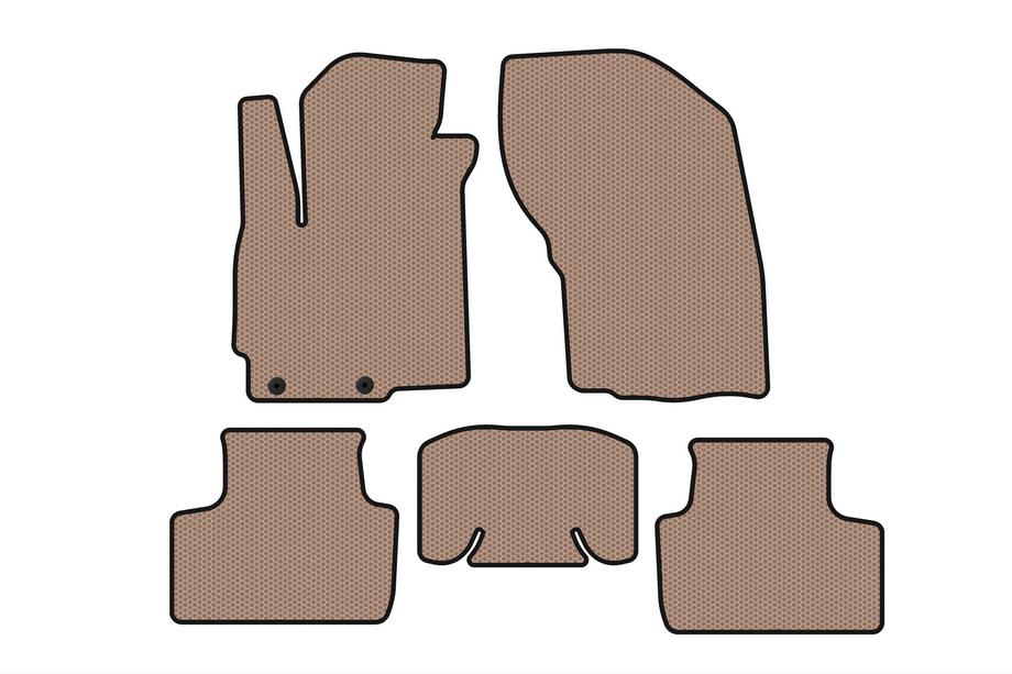 Mitsubishi ASX 2010–2023 Gumové autokoberce do interiéru Carsuit (2019-2023, béžové) Image