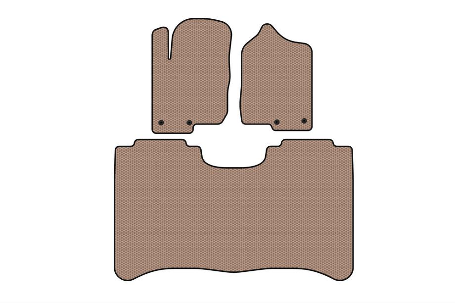 Nissan Titan 2004–2011 Gumové autokoberce Carsuit (béžové) Image