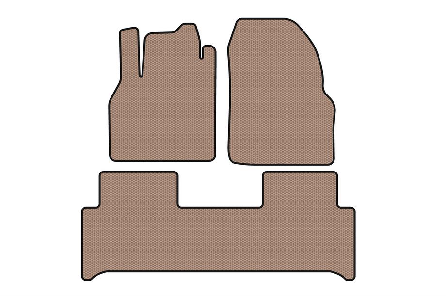 Renault Scenic/Grand 2003–2009 Gumové autokoberce Carsuit (béžové) Image