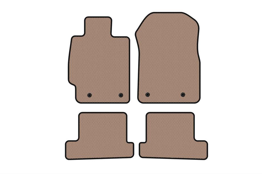 Subaru BRZ 2012–2021 Gumové autokoberce Carsuit (kupé, béžové) Image