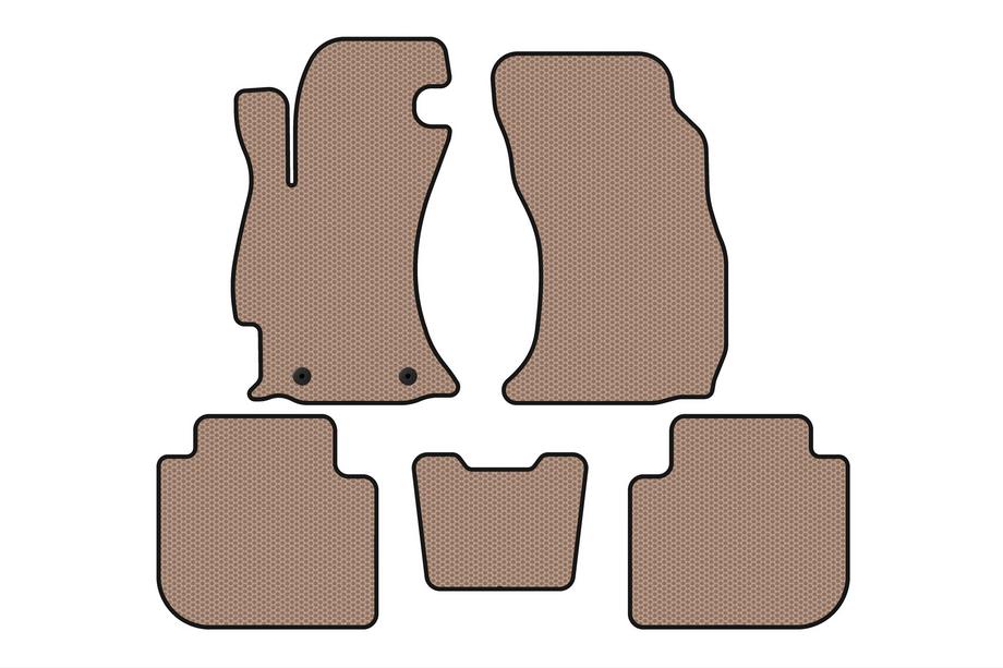 Subaru Forester 2013–2018 Gumové koberečky do interiéru Carsuit (2013-2017, béžové) Image