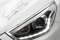 Hyundai IX-35 2010–2015 Chromové rámečky světlometů (2013-2015, 2 ks, plast) fotografie 1