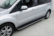 Ford Connect 2014–2021 Boční prahy Tayga Grey (2 ks, hliník) fotografie 1