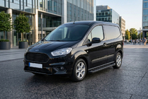 Ford Courier 2014–2023 Boční nášlapy Allmond Black (2 ks, hliník) fotografie 1
