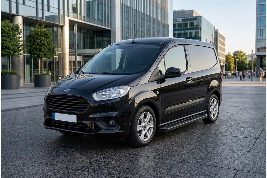 Ford Courier 2014–2023 Boční nášlapy Allmond Black (2 ks, hliník) Image