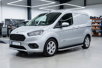 Ford Courier 2014–2023 Boční prahy Tayga Grey (2 ks, hliník) fotografie 1
