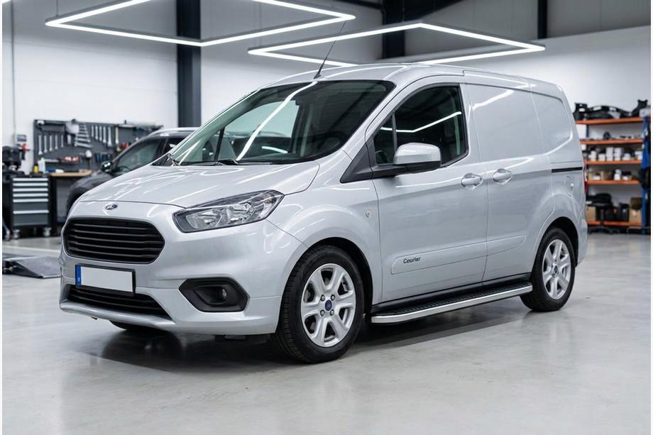 Ford Courier 2014–2023 Boční prahy Tayga Grey (2 ks, hliník) Image