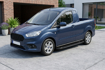 Ford Courier 2014–2023 Boční nášlapy RedLine Black (2 ks, hliník) fotografie 1