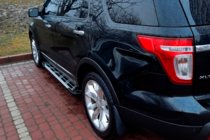 Ford Explorer 2011–2019 Boční nášlapy Sunrise (2 ks, hliník) fotografie 3