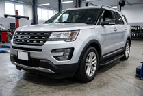 Ford Explorer 2011–2019 Boční prahy Bosphorus Black (2 ks, hliník) fotografie 1