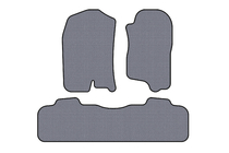 Chevrolet Tahoe 2007–2014 Gumové autokoberce Carsuit (2 řady, 2007-2014, šedé) fotografie 1