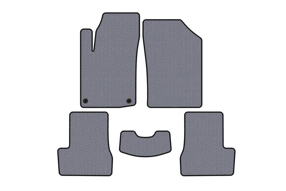 Citroen C-3 2009–2016 Gumové autokoberce Carsuit (HB, šedé) Image