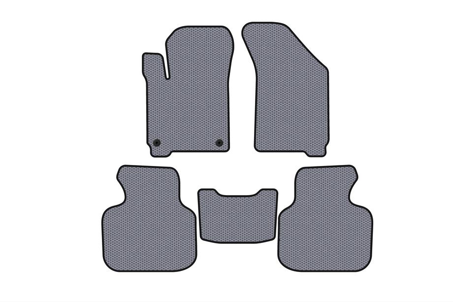 Dodge Journey 2008–2020 Gumové koberečky do interiéru Carsuit (2011-2020, 7místné, šedé) Image
