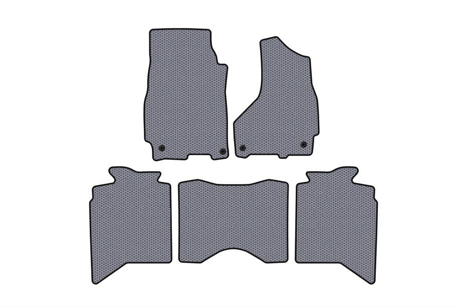 Dodge RAM (DS/DJ/D2) 2009–2024 Gumové autokoberce do interiéru Carsuit (2013+, 5místné, šedé) Image