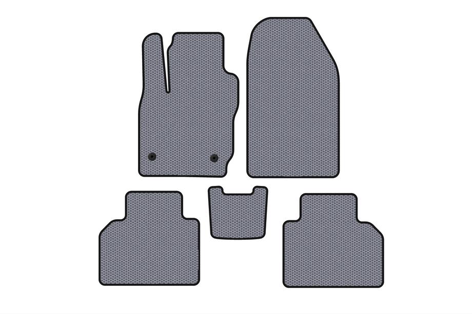 Ford Courier 2014–2023 Gumové autokoberce Carsuit (šedé) Image