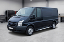 Ford Transit 2000–2014 Boční nášlapy Line (2 ks, hliník) fotografie 1