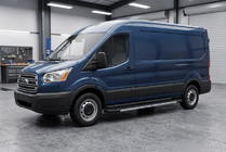 Ford Transit 2000–2014 Boční nášlapy Duru (2 ks, hliník) L3/L4 (dlouhá) fotografie 1