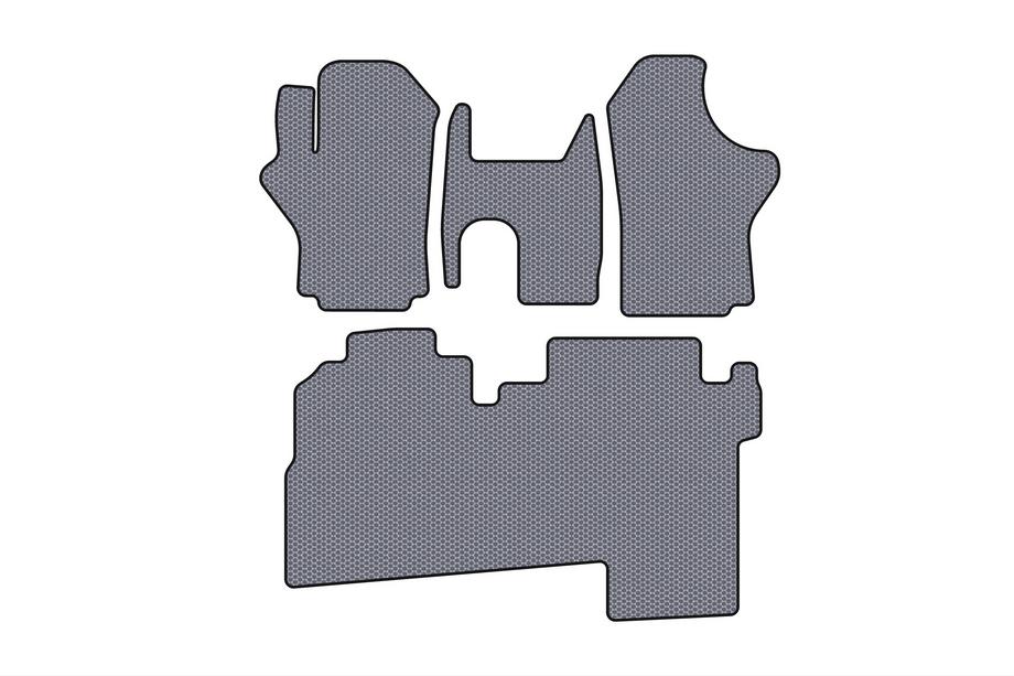 Hyundai H200, H1, Starex 1998–2007 Gumové koberce Carsuit (2004-2007, 2 řady, 8místné, šedé) Image