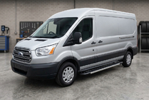 Ford Transit 2014– Boční prahy RedLine V1 (2 ks, hliník) fotografie 1