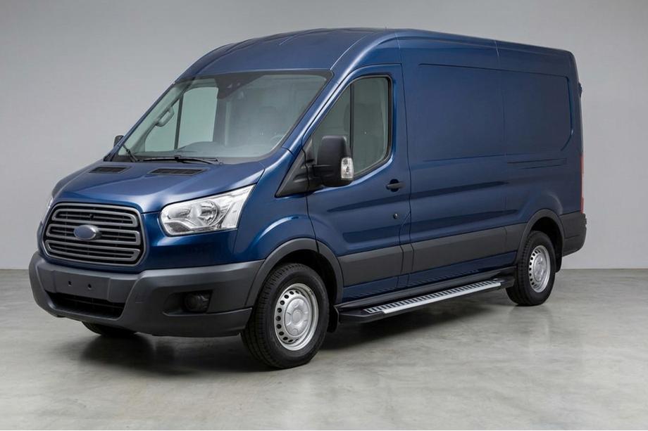 Ford Transit 2014– Boční nášlapy Line (2 ks, hliník) Image