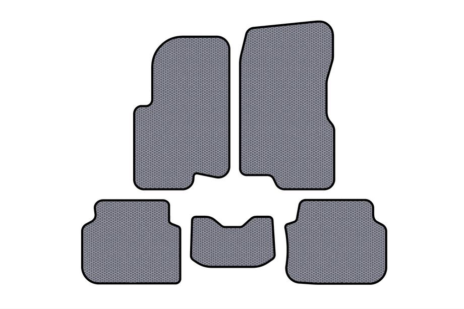 Smart 1998–2007 Gumové koberce do interiéru Carsuit (2003-2007, Forfour, šedé) Image