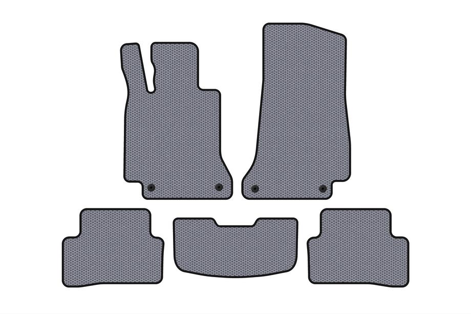 Mercedes C-Class W205 2014–2021 Gumové autokoberce Carsuit (SD, šedé) Image