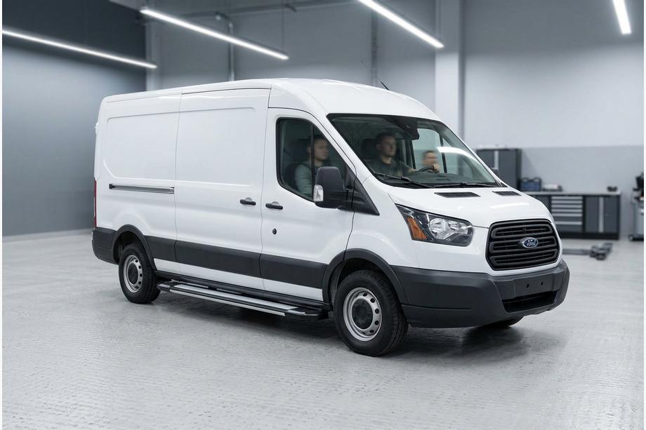 Ford Transit 2014– Boční nášlapy Rainbow (2 ks, hliník) Image