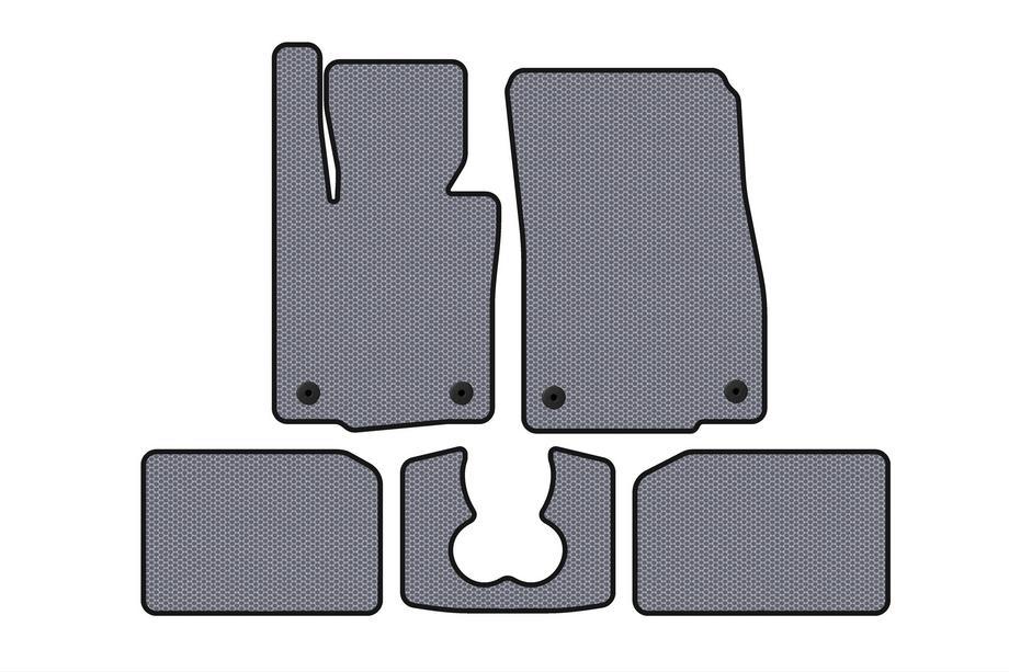 Mini Cooper F55/56/57 2014–2023 Gumové autokoberce Carsuit do interiéru (pro S F55, 5dveřové, šedé) Image