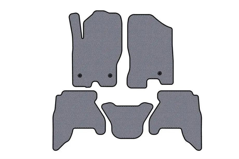 Nissan Pathfinder R51 2005–2014 Gumové autokoberce Carsuit V1 (2 řady, šedé, 2010-2014) Fotografie 1