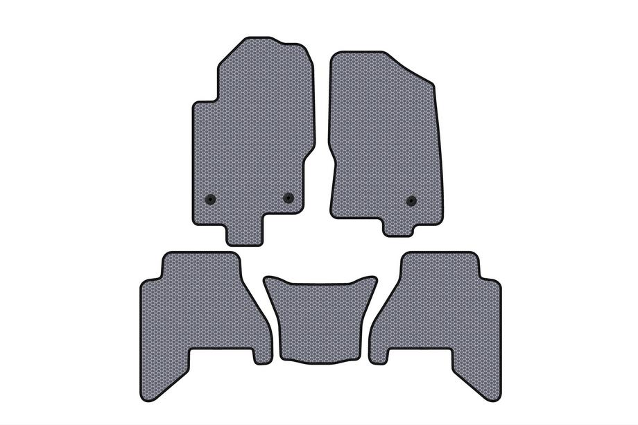 Nissan Pathfinder R51 2005–2014 Gumové autokoberce Carsuit V2 (2 řady, šedé, 2010-2014) Image