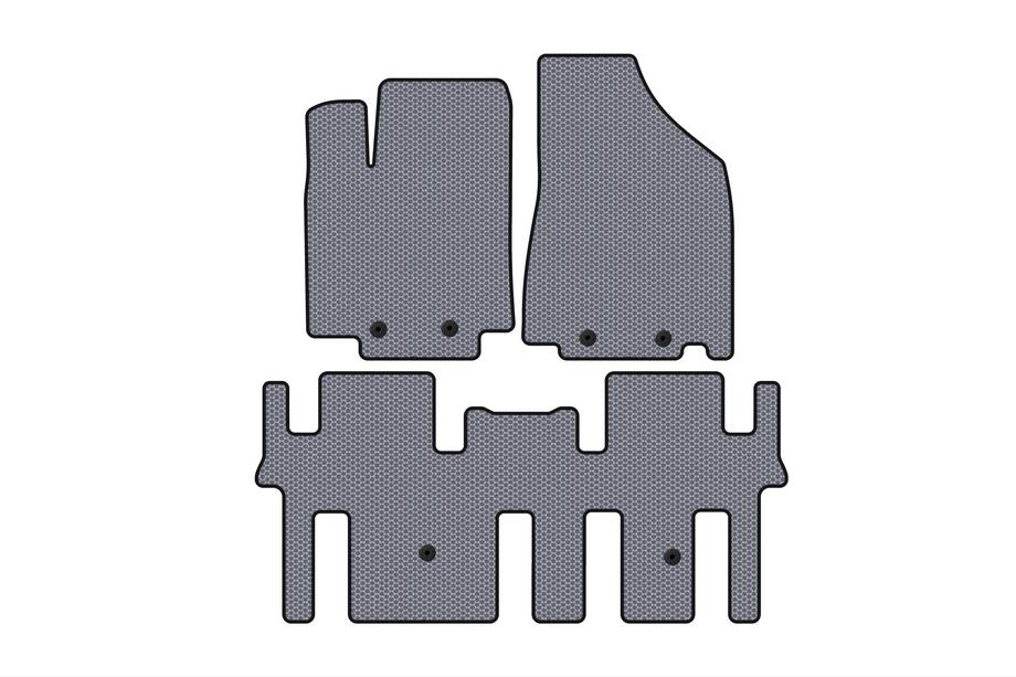 Nissan Pathfinder R52 2012–2021 Gumové autokoberce Carsuit (2 řady, šedé) Image