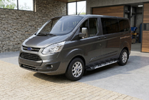 Ford Custom 2013–2022 Boční nášlapy Sunrise (2 ks, hliník) fotografie 1
