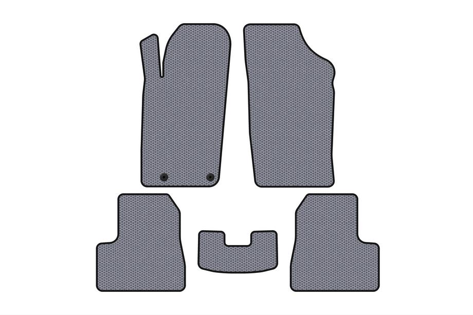 Peugeot 206 1998–2024 Gumové koberečky Carsuit (2009-2013, šedé) Image