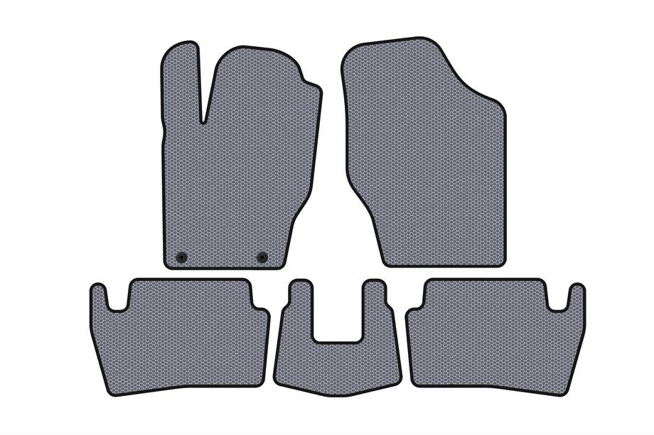 Peugeot 307 2001–2008 Gumové koberce do interiéru Carsuit (2001-2005, HB, 5dveřové, šedé) Image