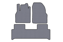 Renault Scenic/Grand 2003–2009 Gumové autokoberce Carsuit (šedé) fotografie 1