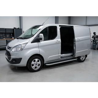 Boční prahy Tayga Grey (2 ks, hliník) Ford Custom 2013–2022 fotografie 1