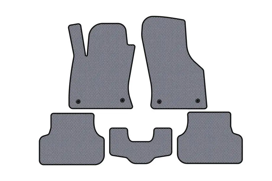 Seat Leon 2013–2020 Gumové autokoberce Carsuit (2013-2016, SW, šedé) Image
