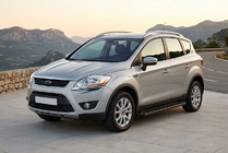 Ford Kuga 2008–2013 Boční prahy Allmond Black (2 ks, hliník) fotografie 1