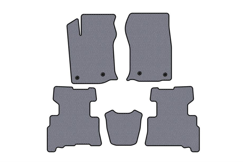 Toyota 4Runner 2009–2024 Gumové autokoberce Carsuit (2 řady, 2014-2024, 7místné, šedé) Fotografie 1