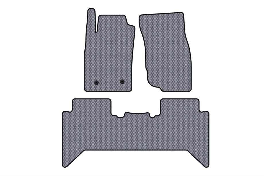 Toyota Hilux 2006–2015 Gumové autokoberce Carsuit V2 (šedé) Image