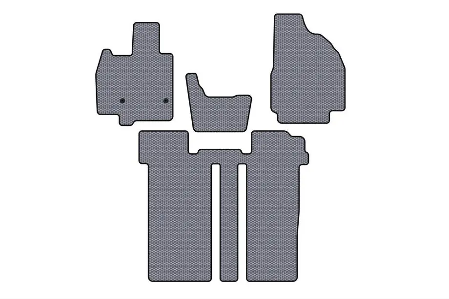 Toyota Previa 2006–2019 Gumové autokoberce Carsuit (2 řady, 6místné, šedé) Image