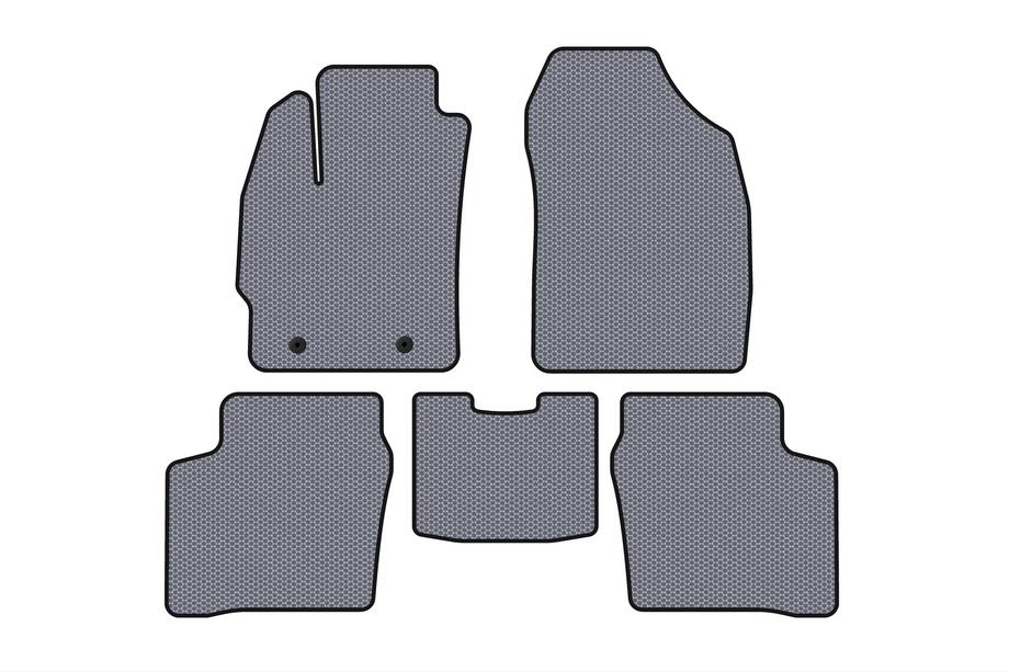 Toyota Prius 2003–2009 Gumové autokoberce Carsuit (LB, šedé) Image