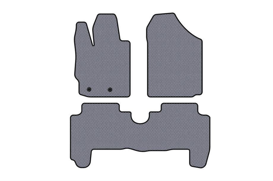 Toyota Yaris 2006–2011 Gumové autokoberce Carsuit (HB, 5dveřový, šedé) Image