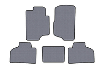 Chevrolet Silverado 2007–2013 Gumové autokoberce Carsuit (šedé) fotografie 1