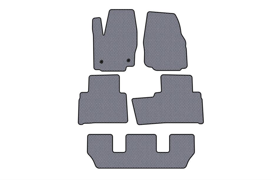 Ford Galaxy 2007–2015 Gumové autokoberce Carsuit (3 řady, šedé) Image