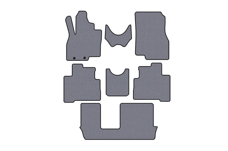 Mitsubishi Grandis 2003–2011 Gumové autokoberce Carsuit (3 řady, šedé) Image