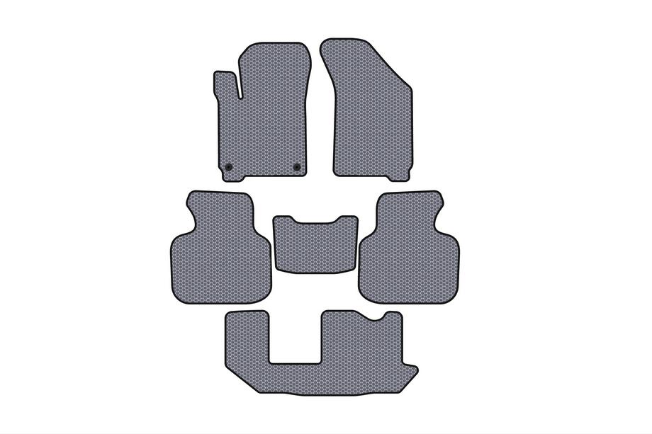 Dodge Journey 2008–2020 Gumové autokoberce Carsuit (2011-2020, 3 řady, 7místné, šedé) Image