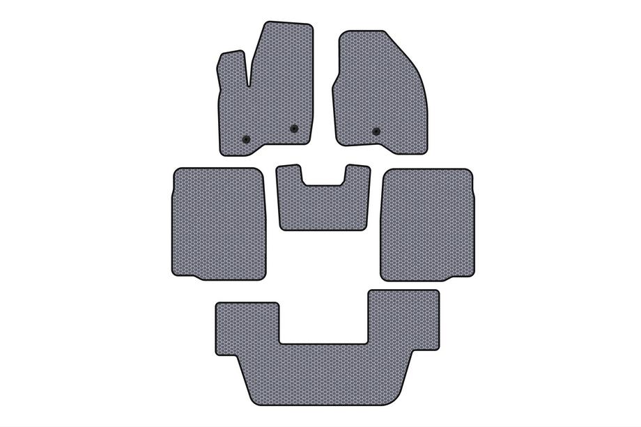 Ford Explorer 2011–2019 Gumové autokoberce do interiéru Carsuit (3 řady, 2011-2015, šedé) Image